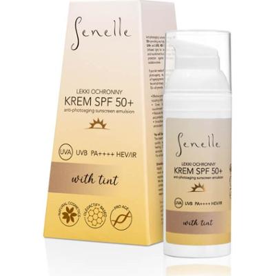 Senelle lekki ochronny krem SPF 50+ UVA UVB PA++++ HEV/IR 50 ml