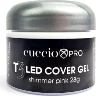 T3 LED Cover Żel Samopoziomujący Shimmer Pink 28 g