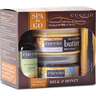 Zestaw do pielęgnacji dłoni, stóp i ciała SPA TO GO Miód i Mleko