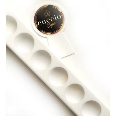 Stojak, ekspozytor do pudrów Dip System - biały