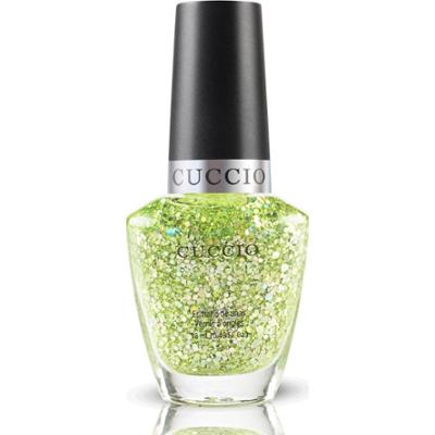 6094 Bezbarwny lakier z zielonymi drobinkami 13 ml Shake it up