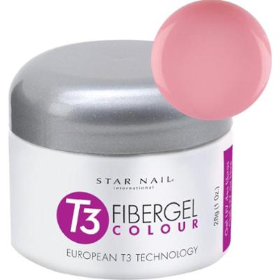 Żel T-3 FIBERGEL UV/LED pinker pink 28 g (niekryjący)
