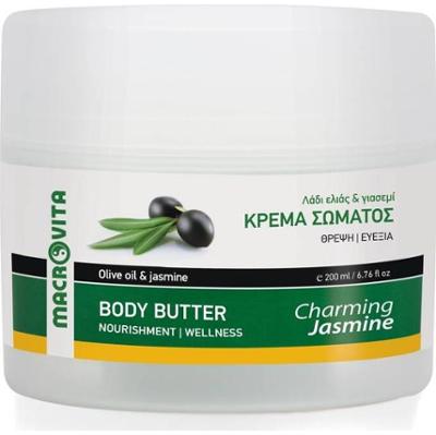 MACROVITA naturalne masło do ciała CZARUJĄCY JAŚMIN z bio-oliwą i jaśminem 200ml