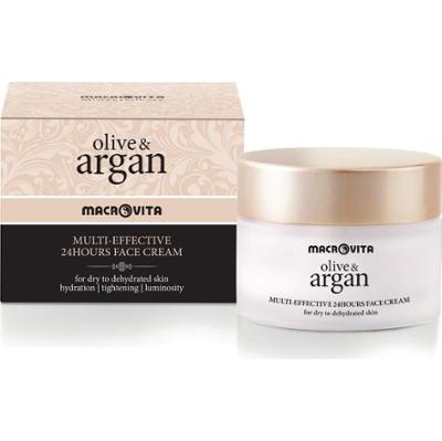 MACROVITA Olive & Argan Multi-Effective naturalny 24-godzinny krem do cery suchej lub odwodnionej 50ml