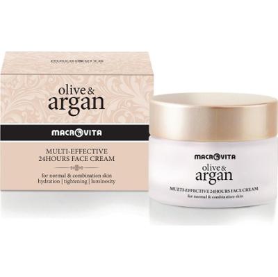 MACROVITA Olive & Argan Multi-Effective naturalny 24-godzinny krem do cery normalnej i mieszanej 50ml