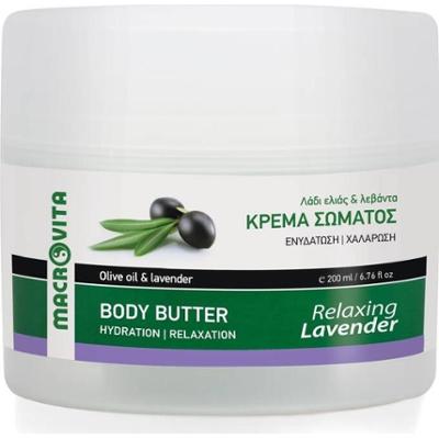 MACROVITA naturalne masło do ciała RELAKSUJĄCA LAWENDA z bio-oliwą i lawendą 200ml