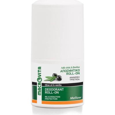 MACROVITA naturalny dezodorant roll-on MELLOW z bio-oliwą i wanilią 50ml