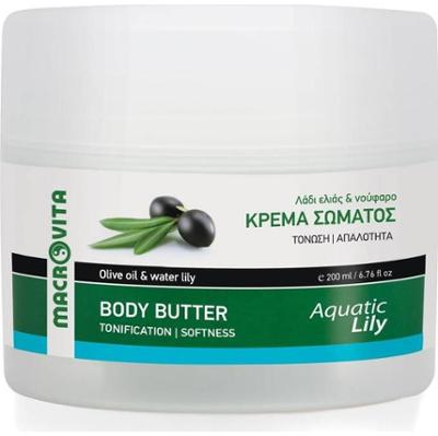 MACROVITA naturalne masło do ciała LILIA WODNA z bio-oliwą i lilią wodną 200ml