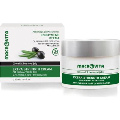 MACROVITA naturalny krem przeciwzmarszczkowy intensywnie wzmacniający do cery normalnej i suchej 50ml