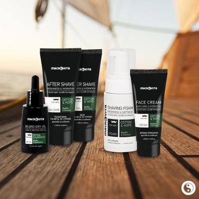 MACROVITA suchy olejek do pielęgnacji brody z bawełną i olejkiem migdałowym 30ml