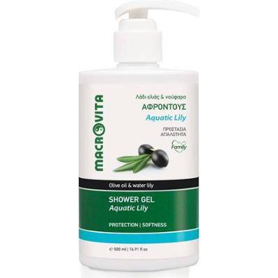 MACROVITA żel pod prysznic LILIA WODNA z bio-oliwą i lilią wodną 500ml