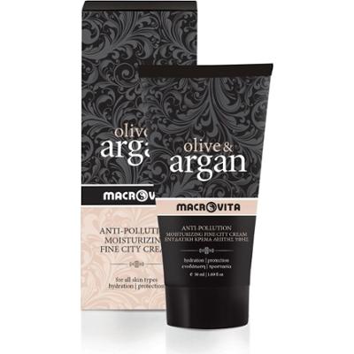 MACROVITA Olive & Argan doskonale nawilżający krem hialuronowy przeciw zanieczyszczeniom środowiska 50ml