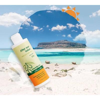 MACROVITA Olive.elia łagodzące mleczko do twarzy i ciała po opalaniu z bio-oliwą i aloesem 200ml