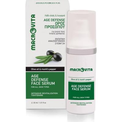 MACROVITA Age Defense Face Serum przeciwstarzeniowe z bio-oliwą i niepokalankiem pieprzowym 30ml