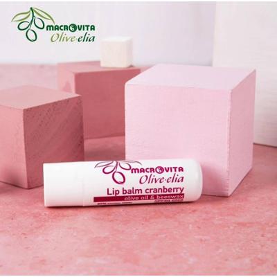 MACROVITA Olive.elia balsam do ust z oliwą i woskiem pszczelim SPF20 Żurawina 4.8g