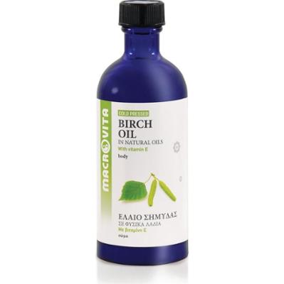 MACROVITA OLEJ BRZOZOWY w naturalnych olejach tłoczony na zimno z witaminą E 100ml