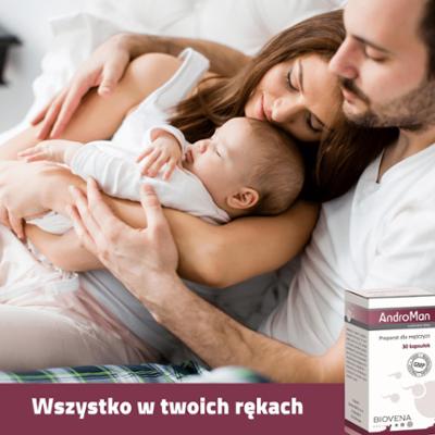 AndroMan - poprawia jakość męskiego nasienia 30 kapsułek