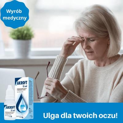 Lakroft - nawilżające krople do oczu 15 ml