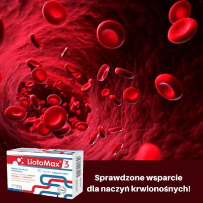 LiotoMax 3® - skuteczne wsparcie naczyń krwionośnych 30 kapsułek