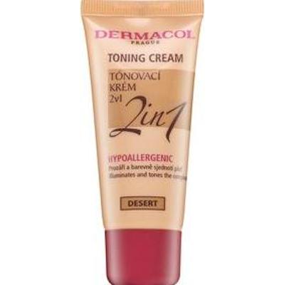 Dermacol Toning Cream 2in1 koloryzująca emulsja nawilżająca do ujednolicenia kolorytu skóry Desert 30 ml