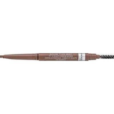 Rimmel London Brow This Way Fill & Sculpt Eyebrow Definer kredka do brwi 2w1 001 Blonde 0,25 g