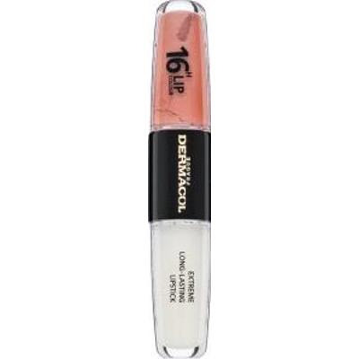 Dermacol 16H Lip Colour Extreme Long-Lasting Lipstick długotrwała pomadka do ust i błyszczyk No. 14 8 ml
