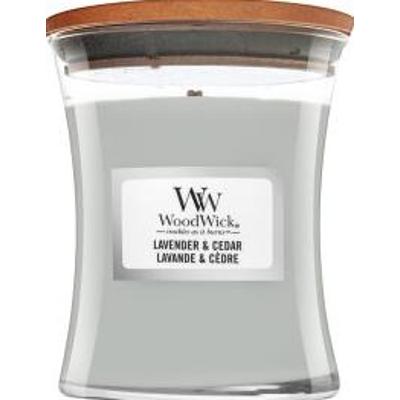 Woodwick Lavender & Cedar świeca zapachowa 85 g