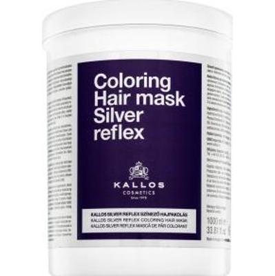 Kallos Silver Reflex Hair Mask maska neutralizująca do włosów siwych i platynowego blondu 1000 ml