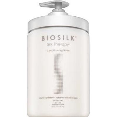 BioSilk Silk Therapy Conditioning Balm maska wygładzająca dla połysku i miękkości włosów 739 ml