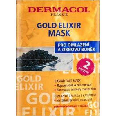 Dermacol Zen Gold Elixir odżywcza maska Caviar Face Mask 2 x 8 ml