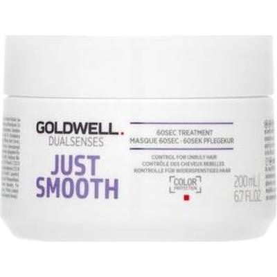 Goldwell Dualsenses Just Smooth 60sec Treatment maska wygładzająca do niesfornych włosów 200 ml
