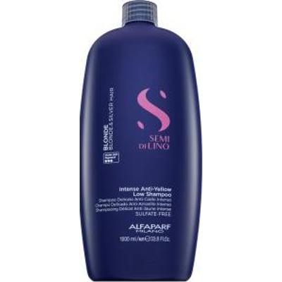 Alfaparf Milano Semi Di Lino Blonde Intense Anti-Yellow Low Shampoo szampon neutralizujący do włosów blond 1000 ml