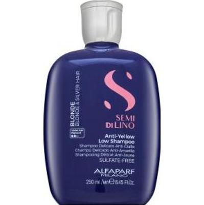 Alfaparf Milano Semi Di Lino Blonde Intense Anti-Yellow Low Shampoo szampon neutralizujący do włosów blond 250 ml