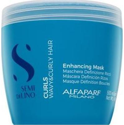 Alfaparf Milano Semi Di Lino Curls Enhancing Mask odżywcza maska do falowanych i kręconych włosów bez połysku 500 ml