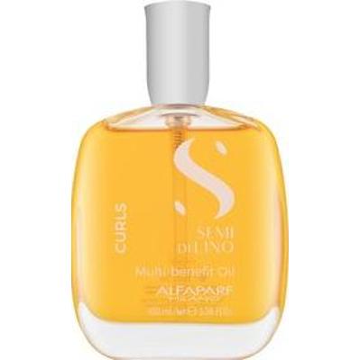 Alfaparf Milano Semi Di Lino Curls Multi-Benefit Oil uniwersalny suchy olejek do falowanych i kręconych włosów bez połysku 100 ml