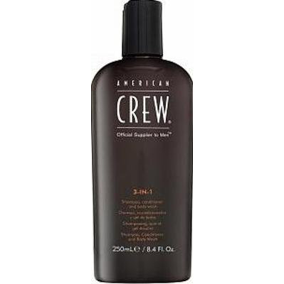 American Crew 3-in-1 szampon, odżywka i żel pod prysznic do codziennego użytku 250 ml
