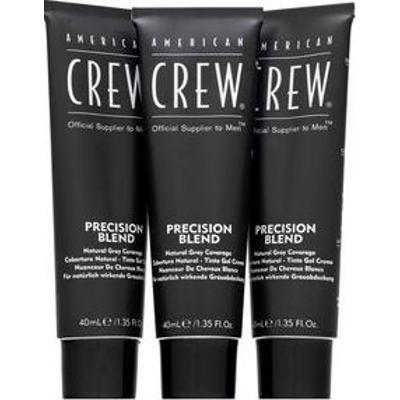 American Crew Precision Blend Natural Gray Coverage farba do włosów dla mężczyzn Medium Natural 4-5 3 x 40 ml