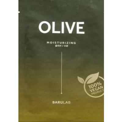 Barulab The Clean Vegan maska nawilżająca w płacie Mask Olive 23 g
