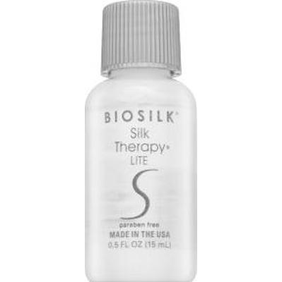 BioSilk Silk Therapy Lite pielęgnacja bez spłukiwania dla regeneracji, odżywienia i ochrony włosów 15 ml