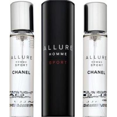 Chanel Allure Homme Sport - Refillable woda toaletowa dla mężczyzn 3 x 20 ml