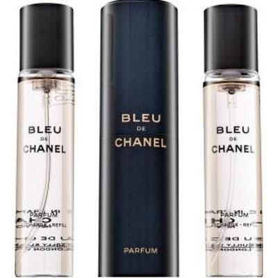 Chanel Bleu de Chanel Parfum - Twist and Spray czyste perfumy dla mężczyzn 3 x 20 ml