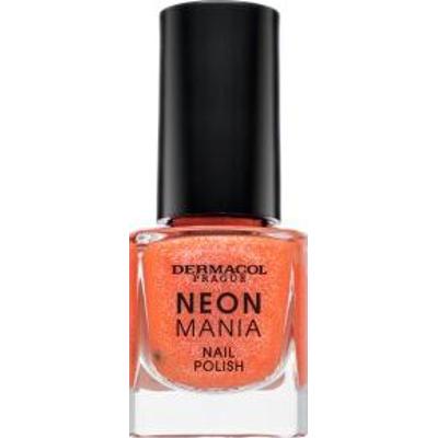 Dermacol Neon Mania Nail Polish lakier do paznokci 2 Orange Glow 5 ml