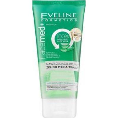 Eveline FaceMed+ 100% Aloe Vera Moisturising And Soothing Facial Wash Gel oczyszczający żel do twarzy o działaniu nawilżającym 150 ml