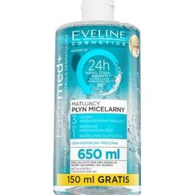 Eveline FaceMed+ Mattifying Micellar Water płyn micelarny do demakijażu do skóry normalnej/mieszanej 650 ml