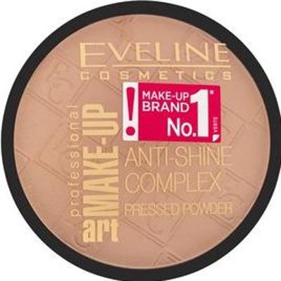 Eveline Make-Up Art Anti-Shine Complex Pressed Powder puder z ujednolicającą i rozjaśniającą skórę formułą 32 Natural 14 g