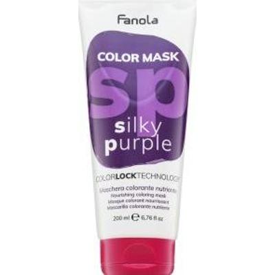 Fanola Color Mask odżywcza maska koloryzująca dla ożywienia koloru Silky Purple 200 ml