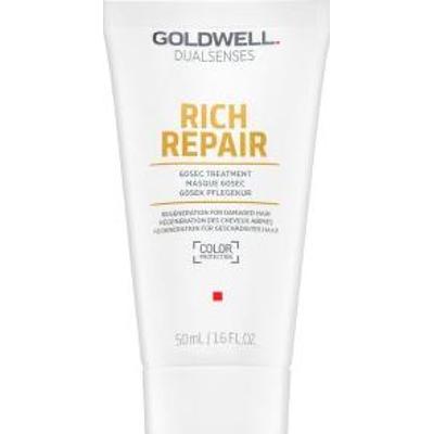 Goldwell Dualsenses Rich Repair 60sec Treatment maska do włosów suchych i zniszczonych 50 ml