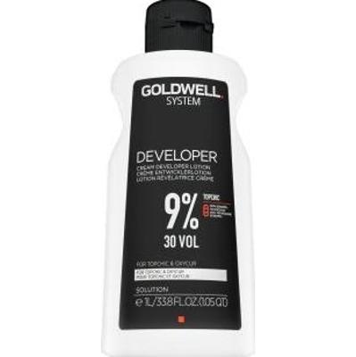 Goldwell System Cream Developer Lotion emulsja aktywująca do wszystkich rodzajów włosów 9% 30 Vol. 1000 ml