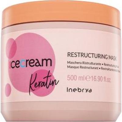Inebrya Ice Cream Keratin Restructuring Mask maska wzmacniająca z keratyną 500 ml