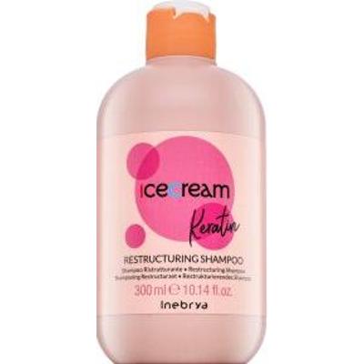 Inebrya Ice Cream Keratin Restructuring Shampoo odżywczy szampon przeciw puszeniu się włosów 300 ml